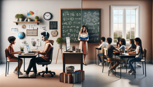 online learning vs traditional education